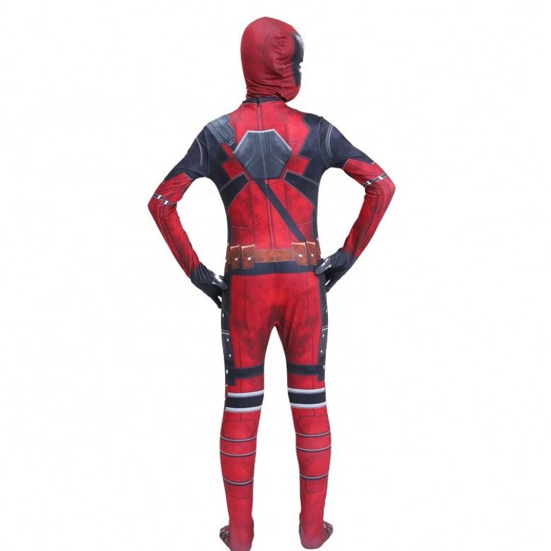 Pojat Cool Movies Anime Superhero Halloween Xmas Party Gifts Cosplay Dead Pool -lapset pukut päähine miekka -aseilla