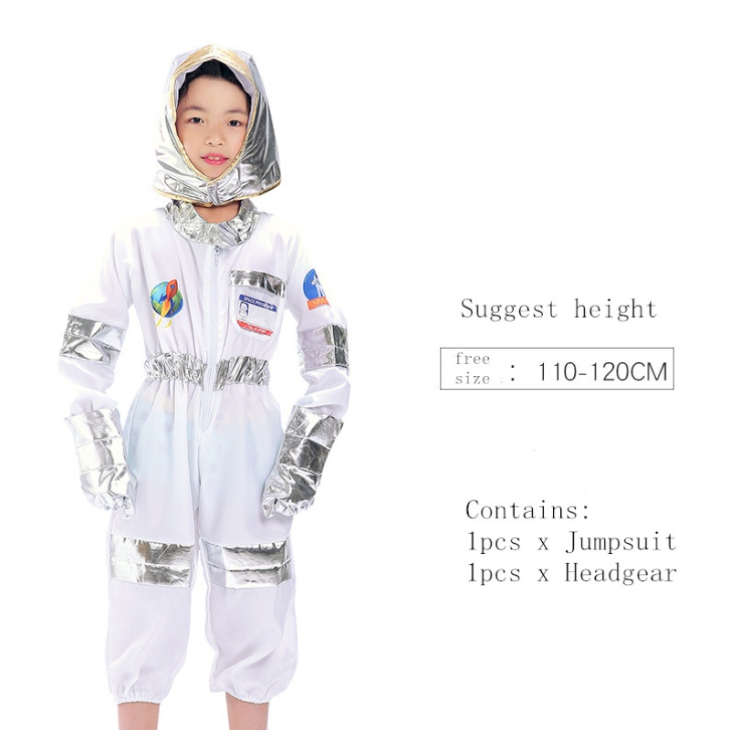 Lasten astronautin avaruuspukutila teeskentele pukeutumista lapsille lapsille cosplay