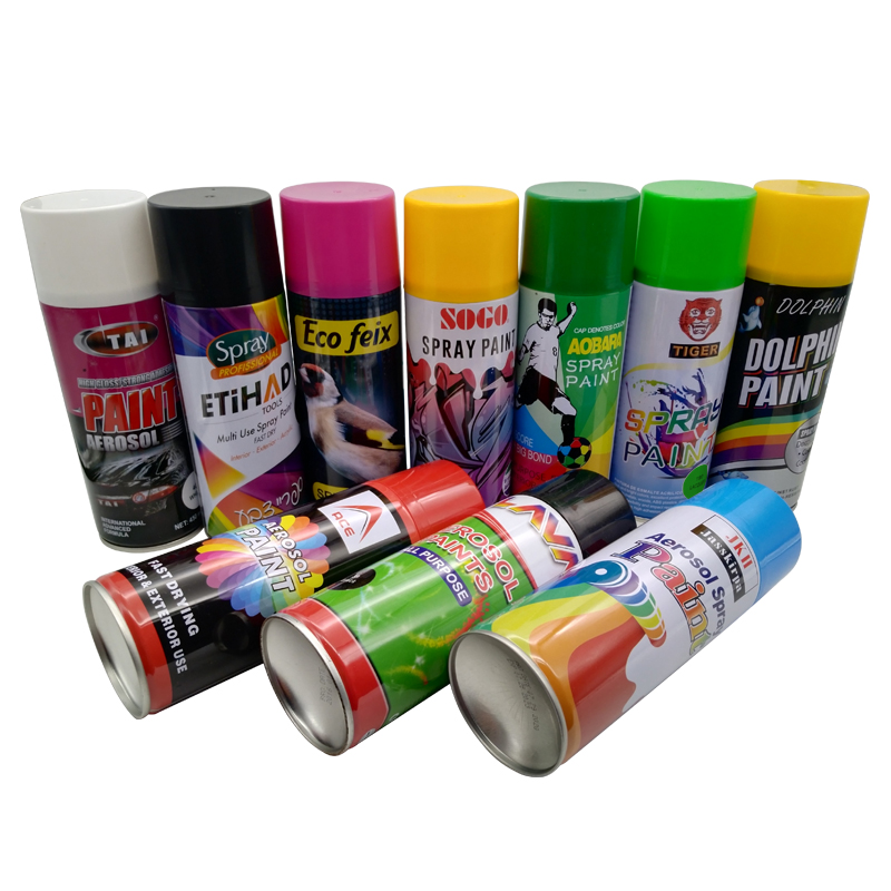 OEM 200ml 300ml 400ml 450ml halpaa ruiskumaalaa graffiti -ruiskumaali kromi -ruiskumaali