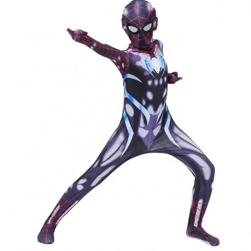 Uusi trendi tiukka jumpsuit Halloween Syntymäpäiväjuhlat Anime&movie cosplay rooleplay -vaatteet Spiderman -puku kasvonaamion kanssa