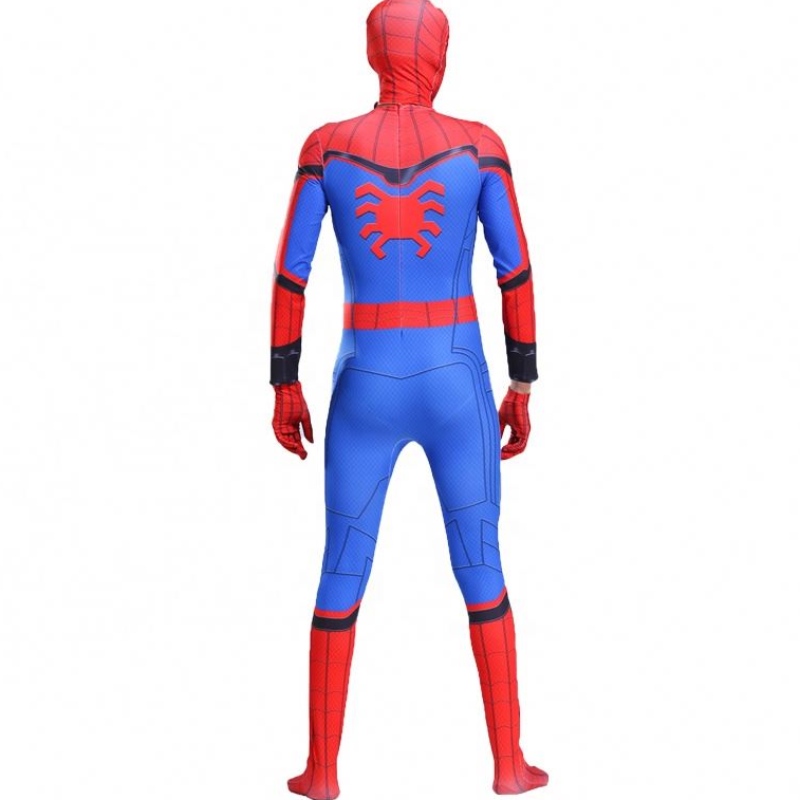 TV-elokuvapeli Bodysuit Parent-Children Paralles Universe Black Spider Jumpsuit Adult Anime Cosplay Spiderman Halloween -puku