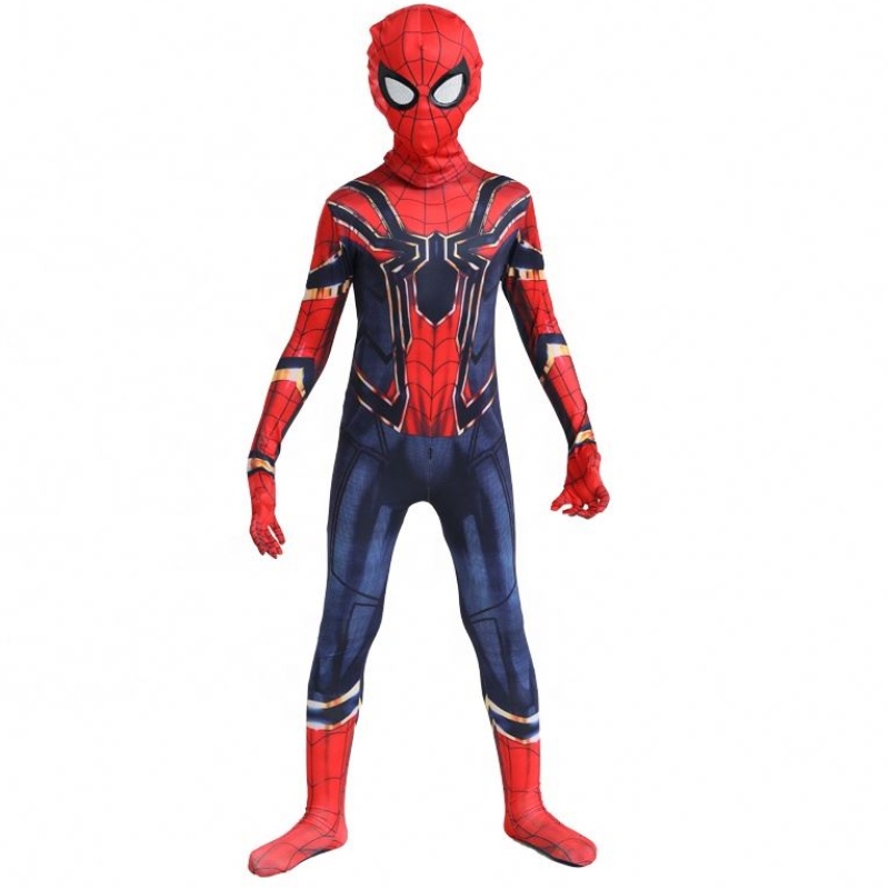 Tukkumyynti klassinen fancy black&red halloween puku anime tv&movie lapsi sarjakuva vaatteet Spiderman Performance Pukut