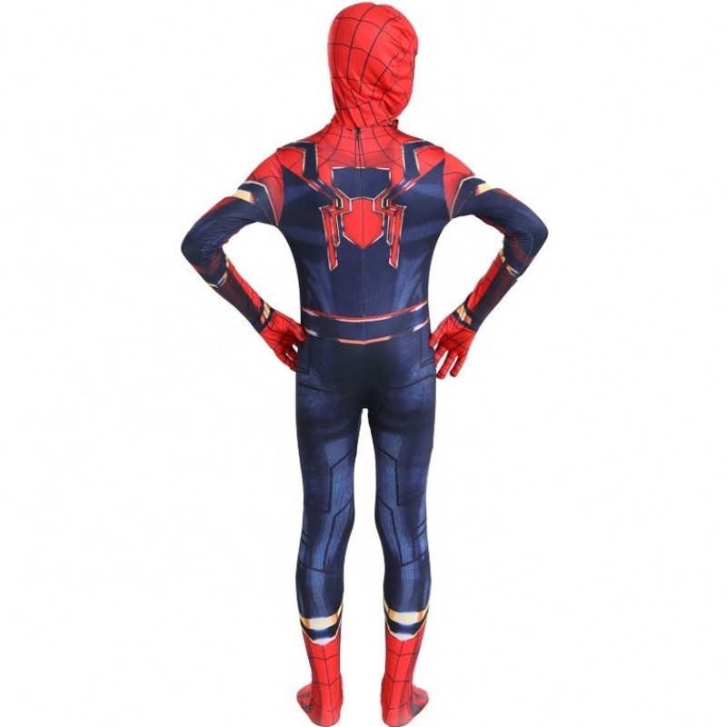 Tukkumyynti klassinen fancy black&red halloween puku anime tv&movie lapsi sarjakuva vaatteet Spiderman Performance Pukut