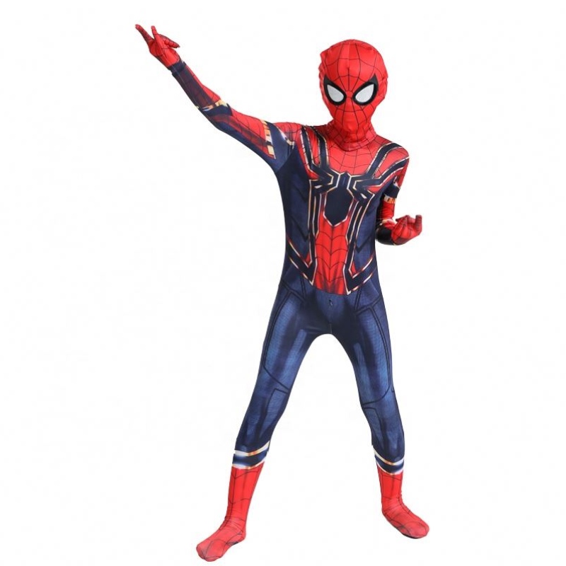 Tukkumyynti klassinen fancy black&red halloween puku anime tv&movie lapsi sarjakuva vaatteet Spiderman Performance Pukut