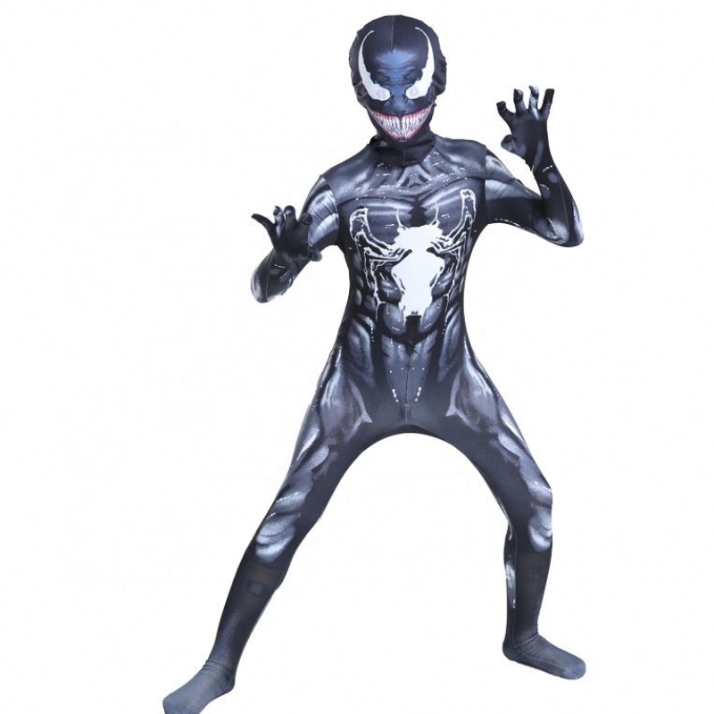 Erilaiset elokuvan supersankari Halloween Cosplay -puku aikuisille&kids Spiderman Venom Jumpsuit