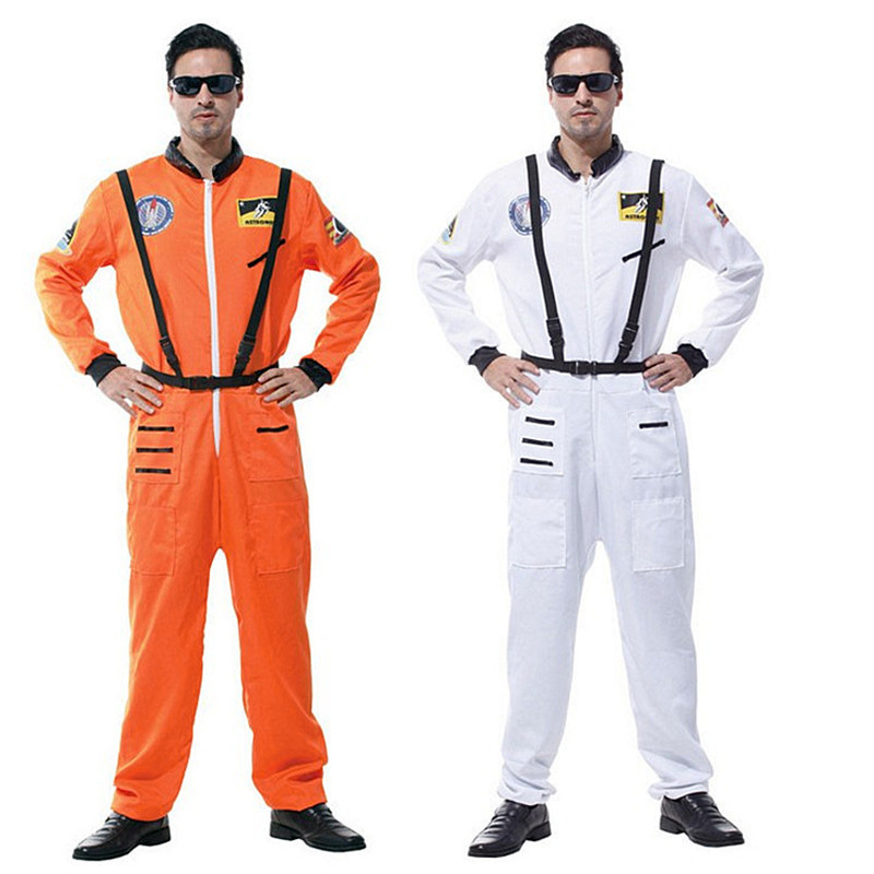2022 HOT2022 Kuuma myynti Halloween -puvut ihmisen astronautista avaruuspuvun oranssi ja valkoinen puku kosmonaut cosplay -pukujen myynti Halloween -pukujen astronautin avaruuspuvun oranssi ja valkoinen puku kosmonaut cosplay -pukuja