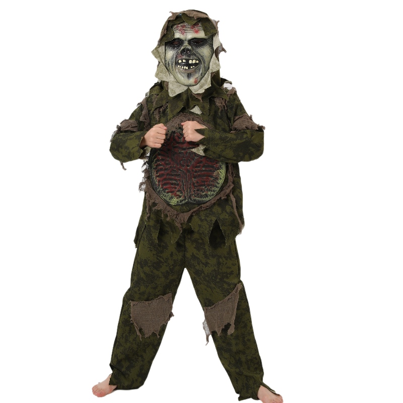 Halloween Monsterin uutuusvaatteet cosplay -jumpsuit -pukuasu tyttöjen pojille