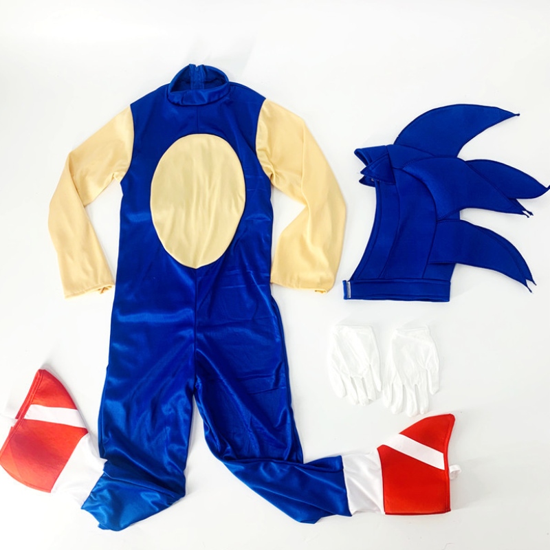 Halloween Deluxe Sonic the Hedgehog -puku Sonic Generations Cosplay Cartoon Body