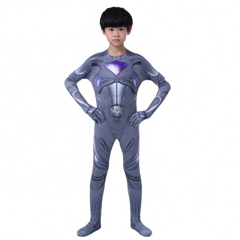 Useita väriä Cool Halloween Party Cartoon Superhero Cosplay Mystic Force Power Ranger -puku lapsille