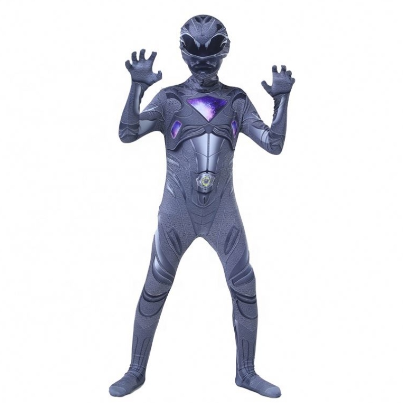 Useita väriä Cool Halloween Party Cartoon Superhero Cosplay Mystic Force Power Ranger -puku lapsille