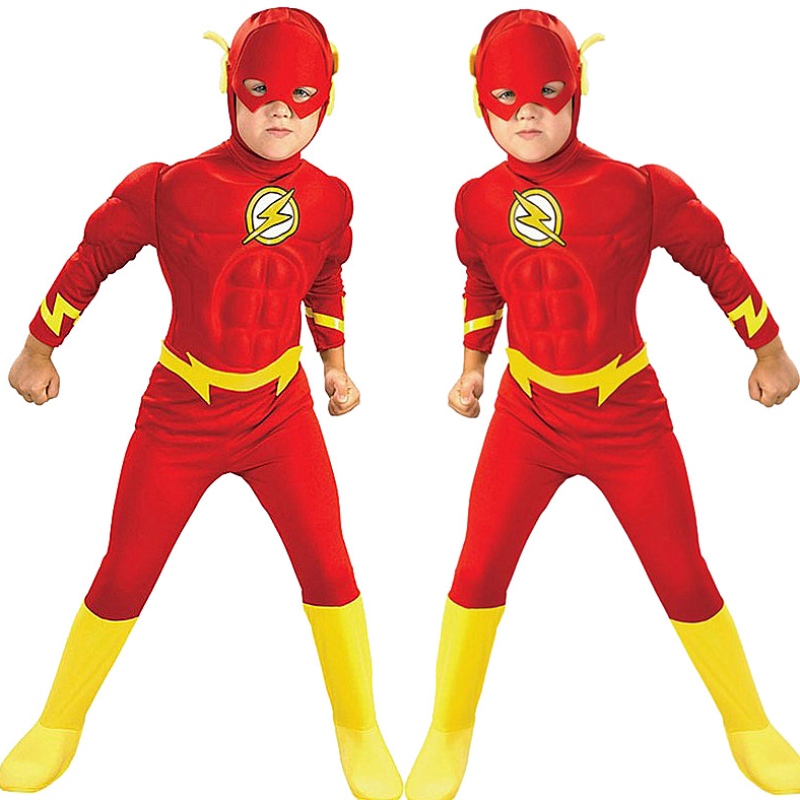 Cosplay Performance Curume Halloween the Flash Bodysuit -lihaspuku