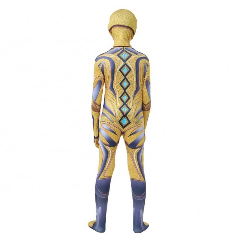 Kuumin Halloween -elokuvan jumpsuit Anime Superhero Zentai Power Ranger -puku pojille