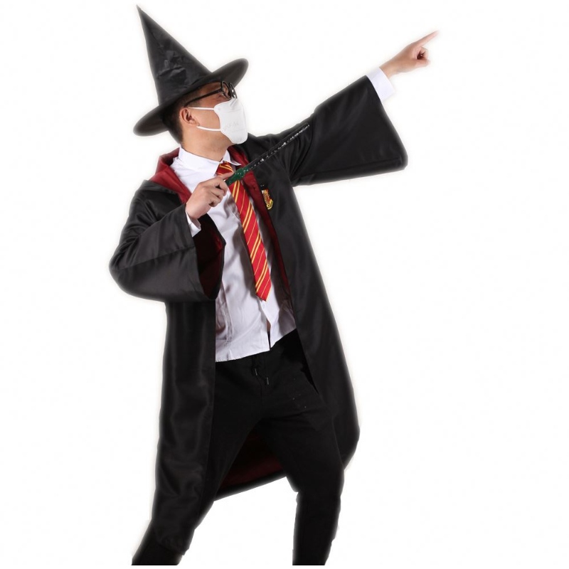 Uusi saapuminen Harry cosplay -puku Kulmas ja aikuinen Potter Robe Halloween -juhlapukuille