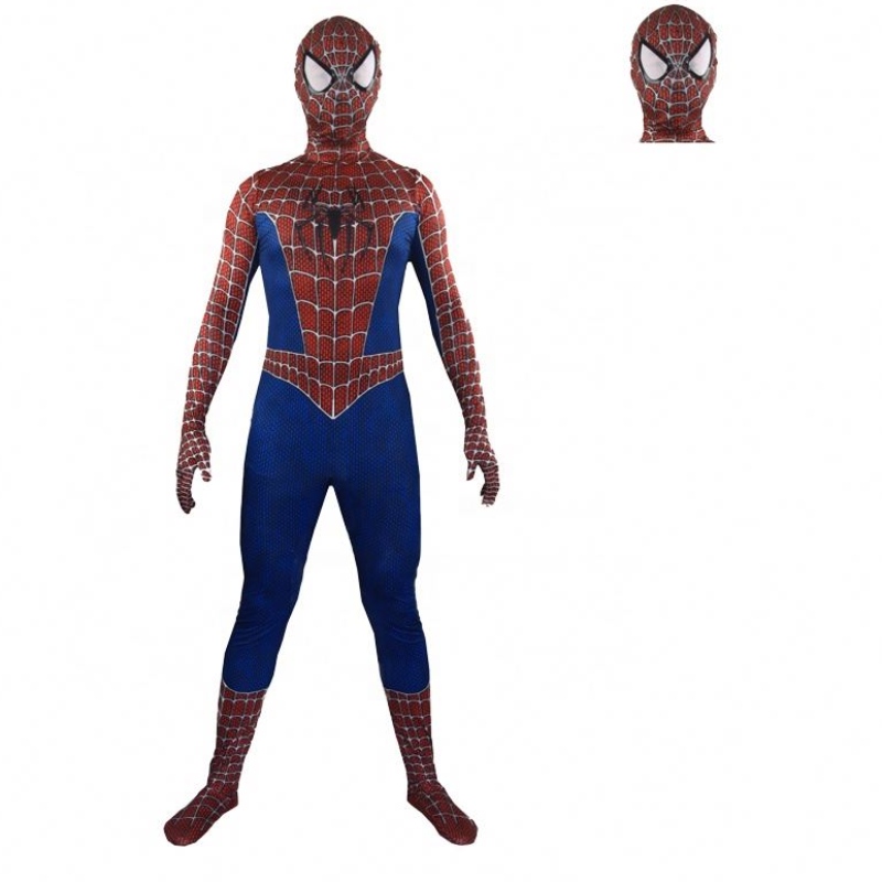 Korkealaatuinen lihastelevisio&movie -rooliplay -supersankari hyppypuut Amazing Spiderman -puku aikuisille
