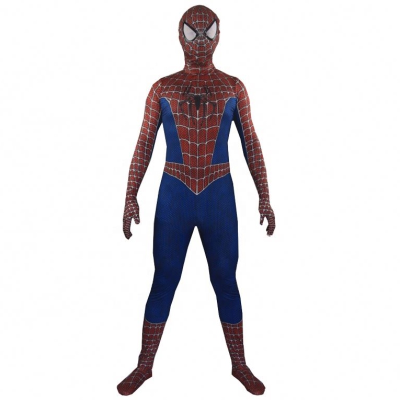 Korkealaatuinen lihastelevisio&movie -rooliplay -supersankari hyppypuut Amazing Spiderman -puku aikuisille