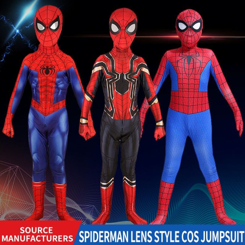 Halloween-pukutoimittajat tukkumyynti Spider-Man-puku bodysuit cosplay -juhlavaatteet mekko