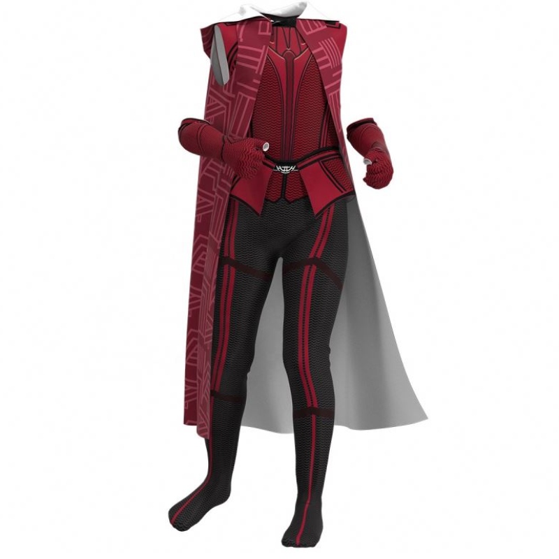 Kuuma TV&movie -puvut aikuiset Halloween -puvut cosplay wanda vision wanda scarlet witch -pukut