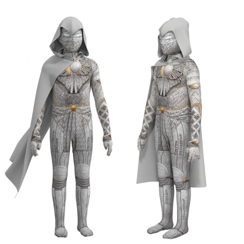 Uusi suunnittelu TV&movie -pukut Halloween -vaatteet Kids Superhero -pukut Moon Knight Cosplay -pukut