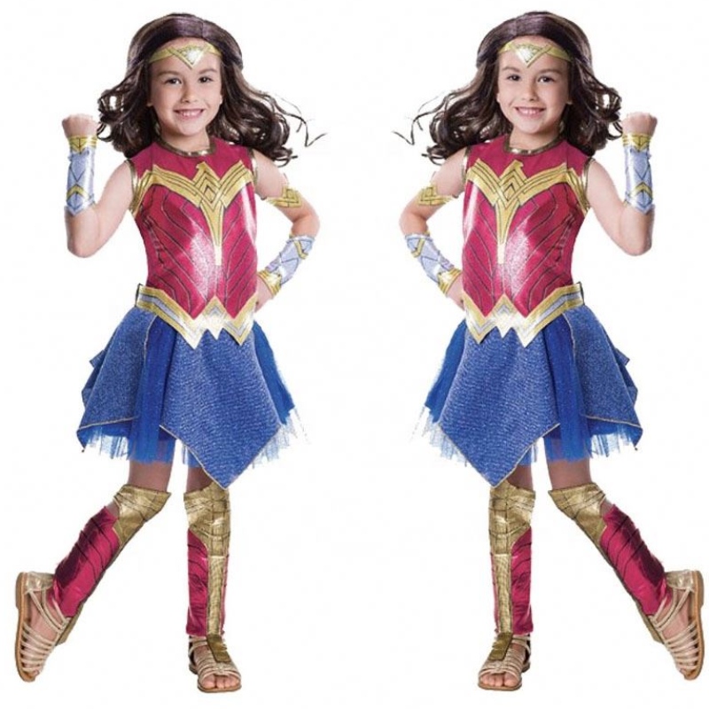 Uudet suunnittelu Lasten puvut Kids Superhero -puvut Wonder Woman cosplay -puvut tytöille