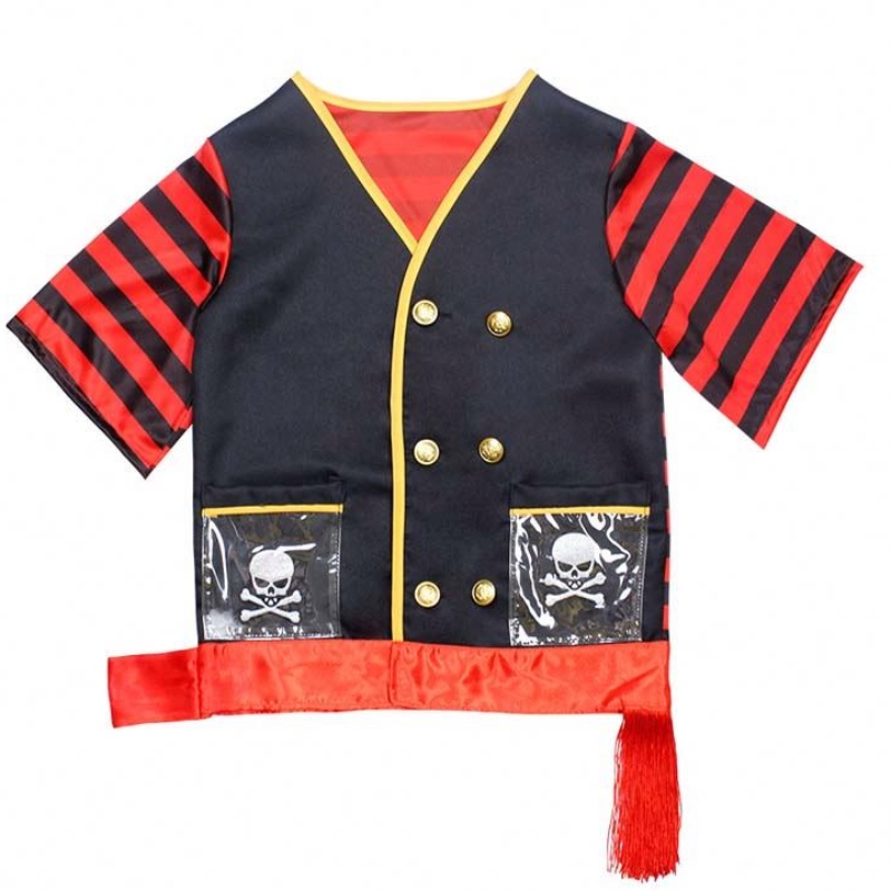 Halloween Kids Deluxe -pukuasetuspoikien lasten merirosvopuku lisävarusteilla HCBC-016