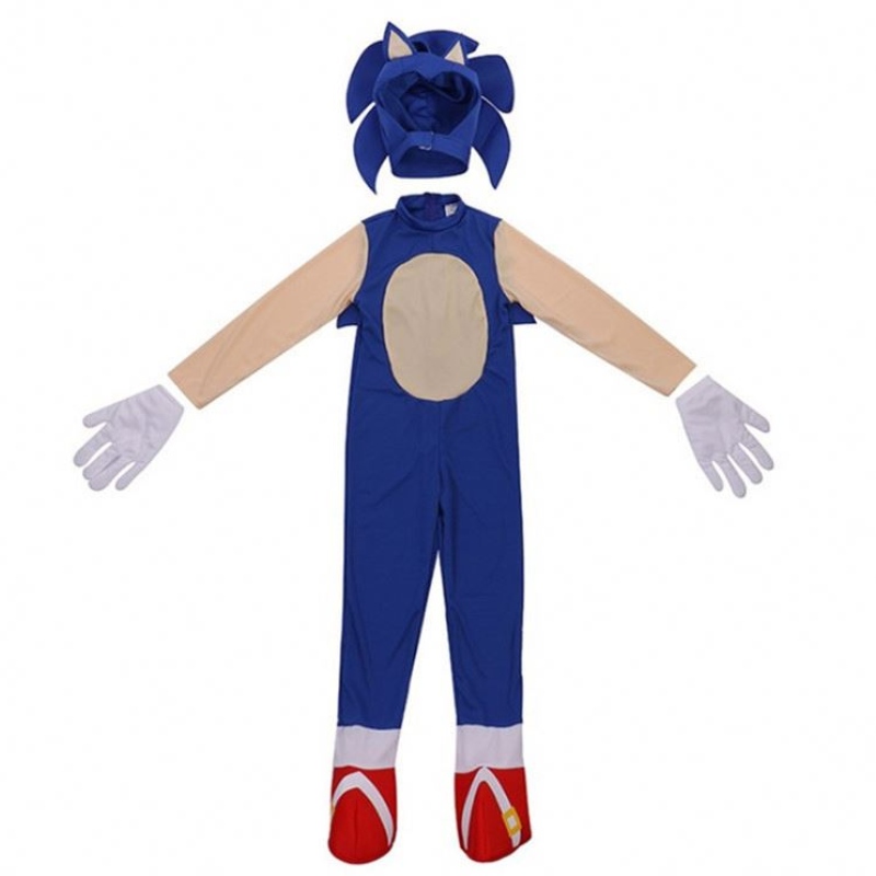 Sonic Halloweenin lasten puku Sonic the Hedgehog Cartoon Sonic Boy Cosplay Game Performance -puku