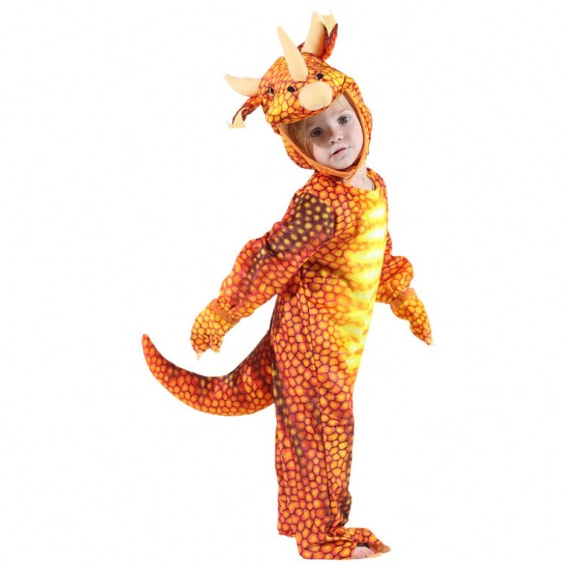 Kids Dinosaur -puku Halloween Party Cosplay Mascot Animal Cheetes -roolipeli