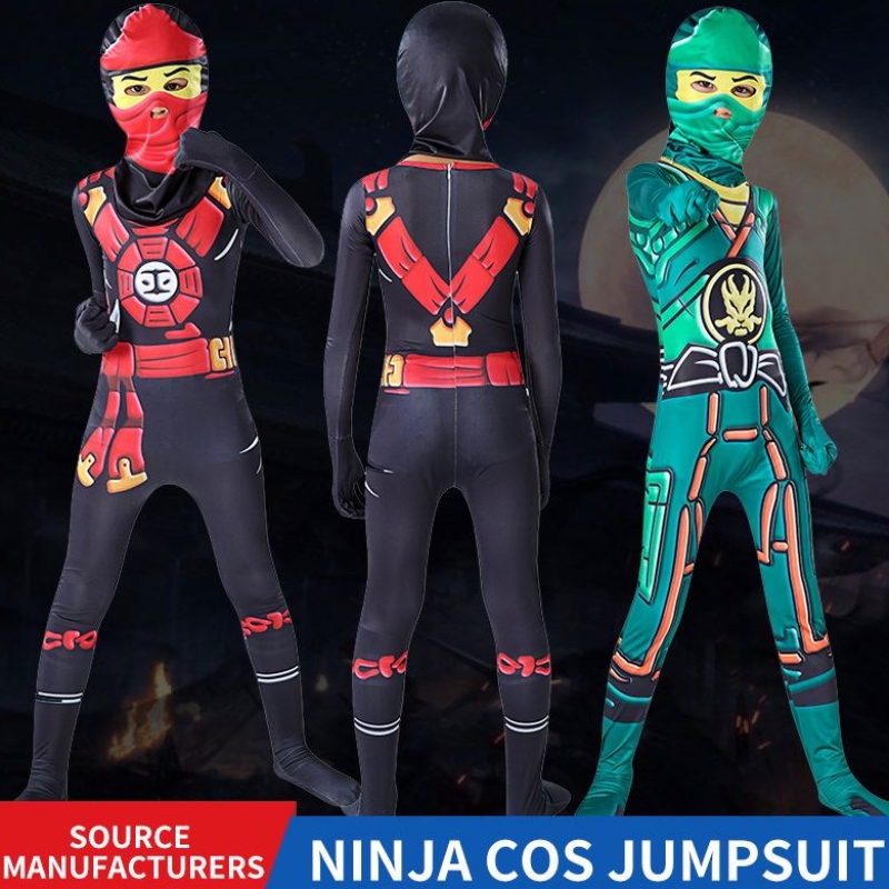 Halloween -pukutoimittajat tukkumyynti Japani Ninja Bodysuit cosplay -pukut