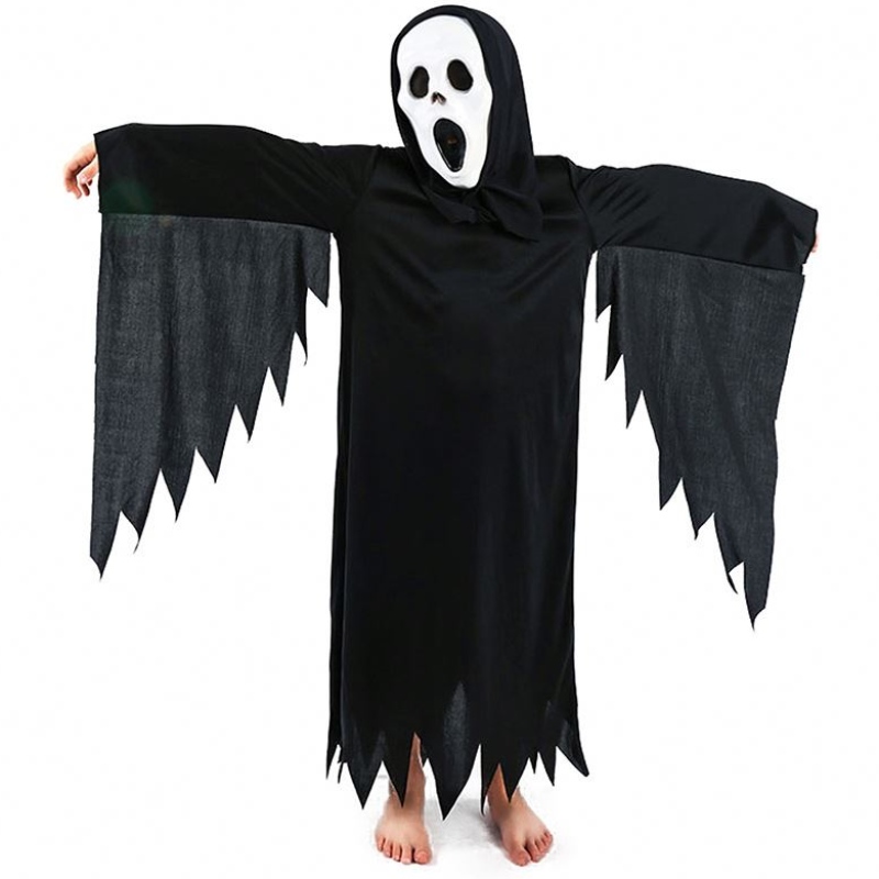 Halloween Scary Cosplay -puku Pojat Creepy Phantom pukeutuu aave-puku Halloween HCVM-003