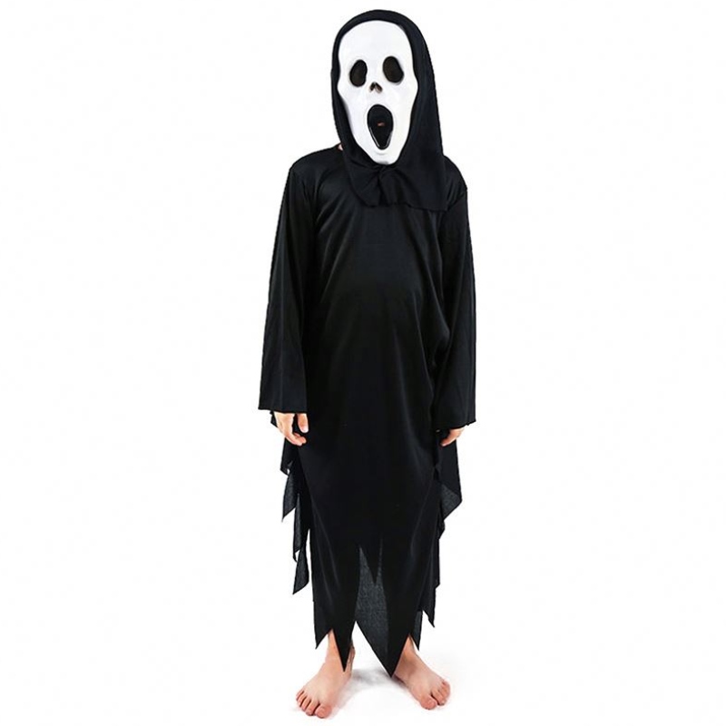 Halloween Scary Cosplay -puku Pojat Creepy Phantom pukeutuu aave-puku Halloween HCVM-003
