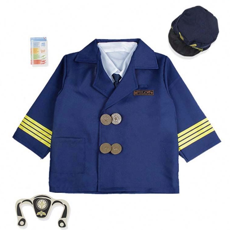 Boy Halloween pukeutui lasten lentäjäpuku asusteilla HCBC-006