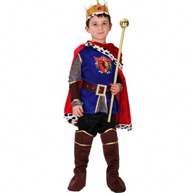 Halloween Party Fancy pukeutuu Knight Carnival Warrior Prince King -puku pojille HCBC-021