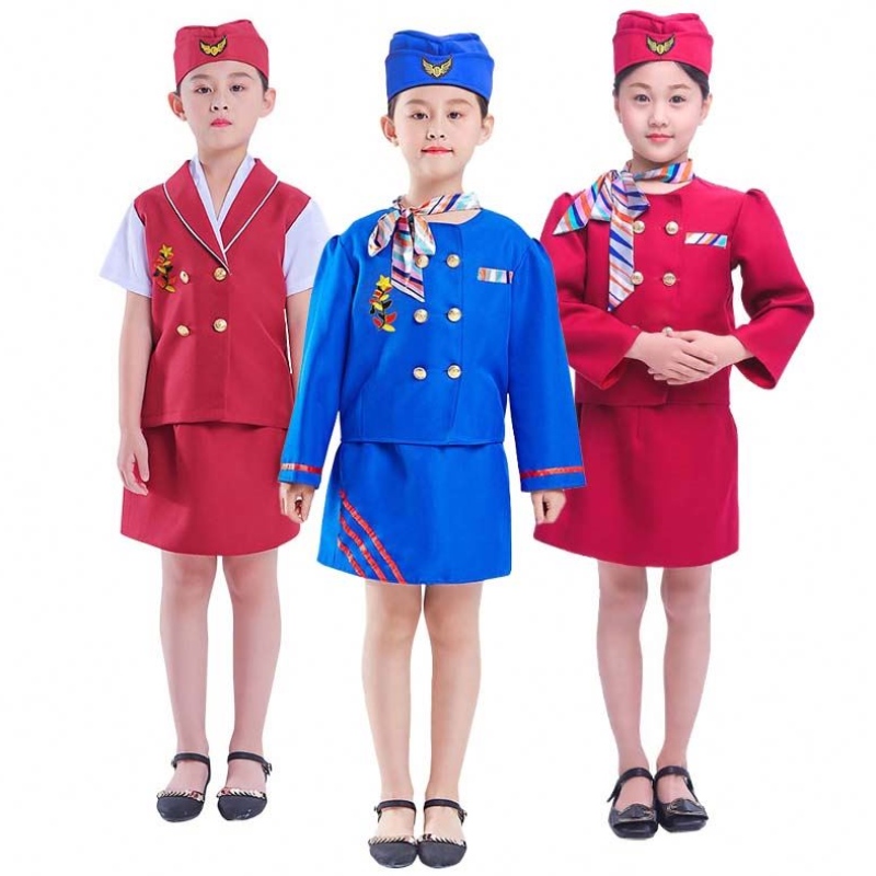Carnival Party Puku Kids Girls Halloween Firtement Airline Letware -puku HCBC-023