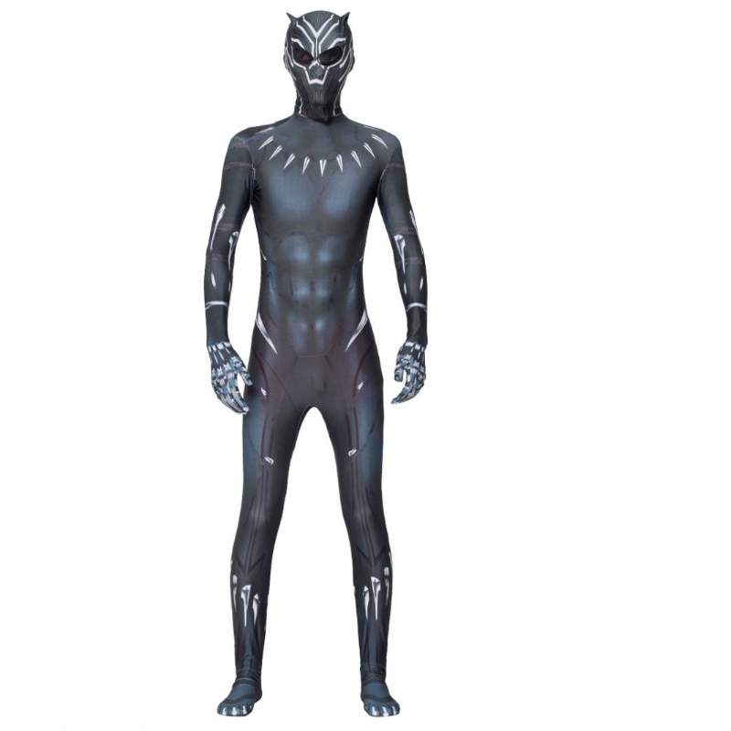 Black Panther T \\ 'Challan cosplay -puku aikuisten cosplay -puku