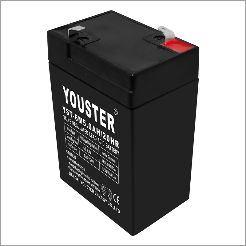 Youter Lead Acid Battery 6V 5.0Ah -akkujen käyttö valaistukseen/ups/cctv/home -laite/solar/inverter