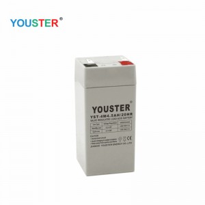 VRLA AGM akku pieni kotikäyttöinen akku 4v5.0ah lyijyhappo akku