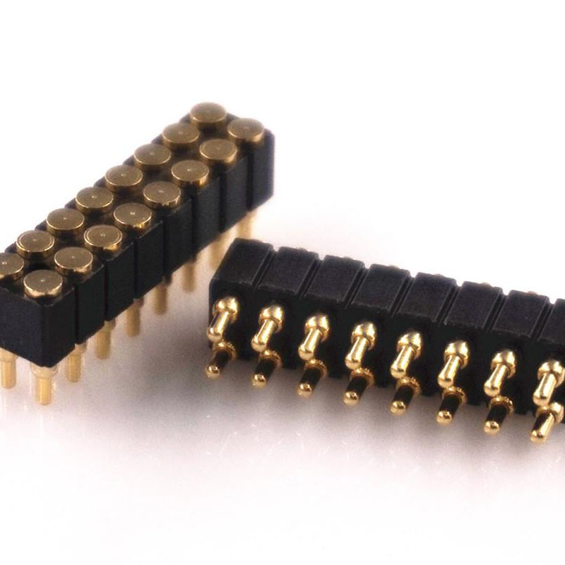 2,54 mm:n sävelkorkeus SMT/SMD Pogo Pin -liitin