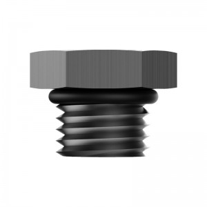 Block Off Cap urossovitin Fitting Plug Alumiiniseos