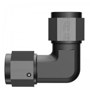 Naaras-naaras 90 asteen kääntyvä kytkin sovitin Union Anodisoitu alumiini