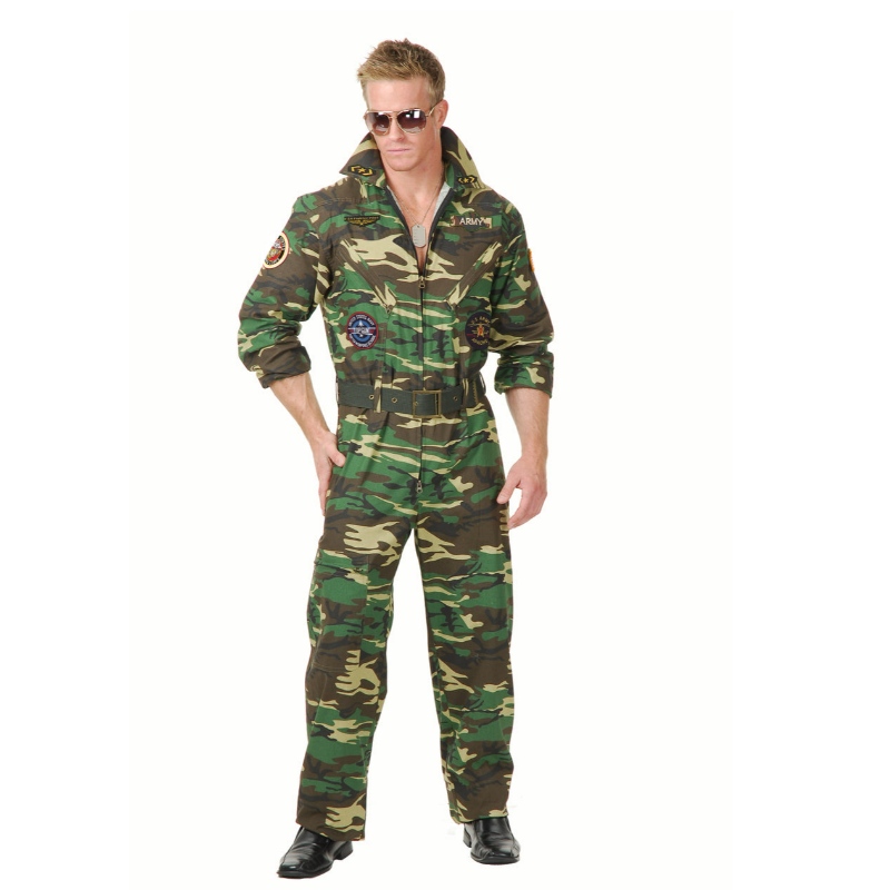 TOP GUN CAMO JUMPSUIT -asu