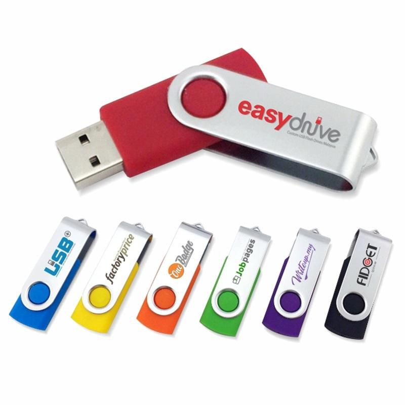 Uutuudet Usb Pen Drive 4Gb 8 Gb 16 Gb 32 Gb värikäs pyörivä U-levy pieni USB-muistitikku