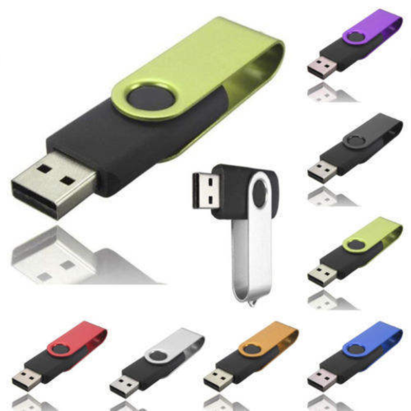 Uutuudet Usb Pen Drive 4Gb 8 Gb 16 Gb 32 Gb värikäs pyörivä U-levy pieni USB-muistitikku