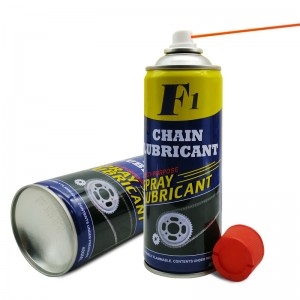 Valmistaja F1 Chain Lube Lubricant Spray Penetrating Oil Anti-Rust Lubricant Spray