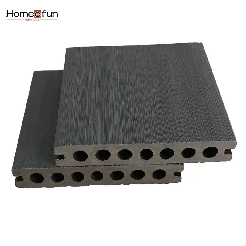 2022 Moderni kuuma vedenpitävä puumuovi Composite Outdoor Decking Helppo asennus Wpc Decking lattiapaneeli Tuote
