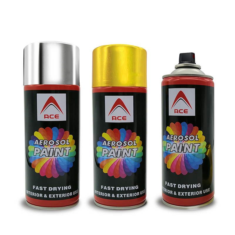 Metallit Suihkumaali kromi glitter sumuta maali graffiti -metallimaali
