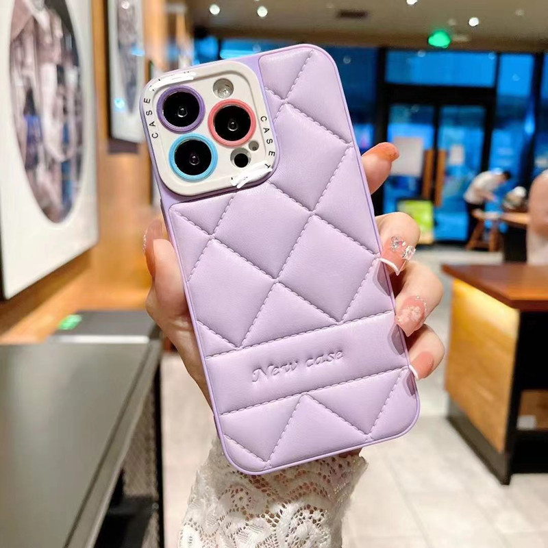 Sopii iPhone13promax -pieneen tuoksuvaan ilmatyynyyn 14 lammasnann -ruudullinen laastarinahkapuhelin 12 suojakotelo