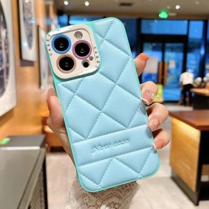 Sopii iPhone13promax -pieneen tuoksuvaan ilmatyynyyn 14 lammasnann -ruudullinen laastarinahkapuhelin 12 suojakotelo