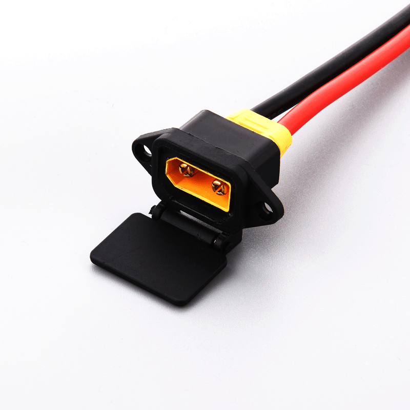 RC Battery Copper Cable:n laskun XT90 XT60 XT30 T-Plug -liitin urospuolinennaarastulppa 12AWG 14AWG Silikonijohdon langan mukauttaminen
