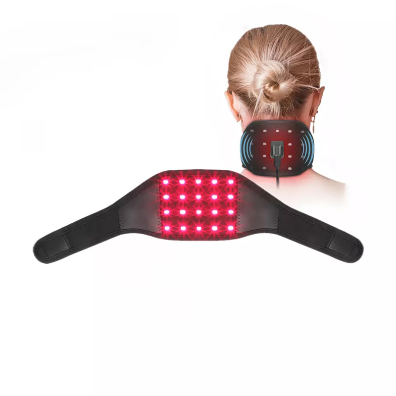 Kannettava kauneus&henkilökohtaisen hoidon laitteet LED -valo Vähennä kehon kipu puettava punainen valohoito käärevyö kaulalle