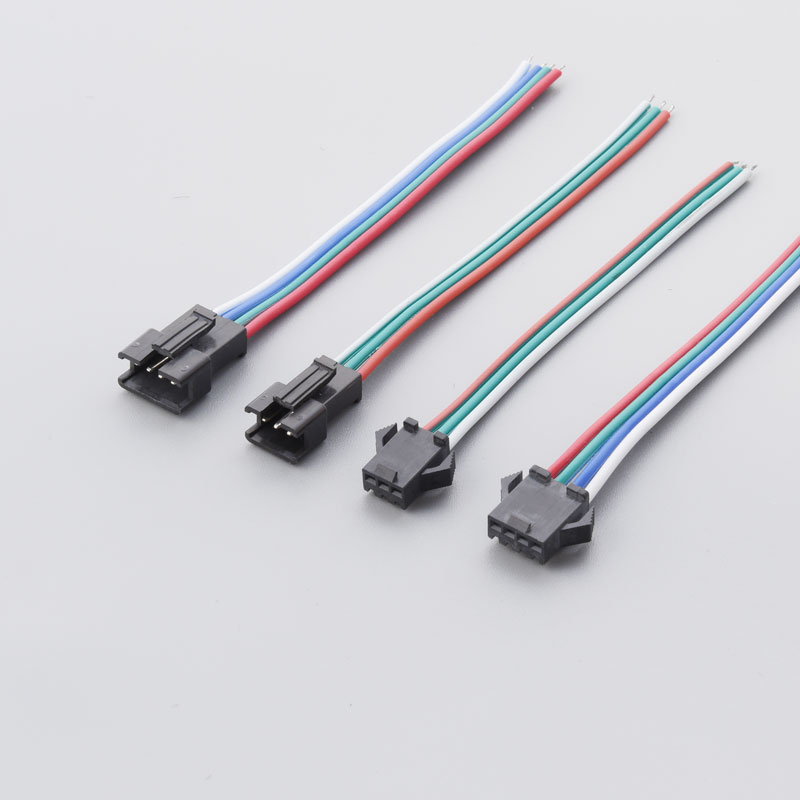 SM2,5 mm:n liittimen lanka 2,54 Pitch Car Electric LED -kevyempi kaapeli SMP-02V-BC SMR-02V-B Electric johtosarjan räätälöinti