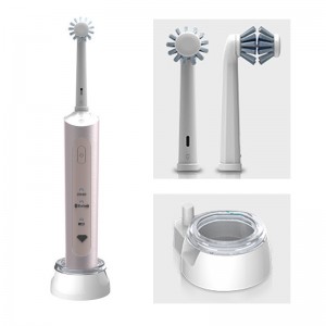 OABES 2022 UUSI 3D -kaksoisharjan pään pyöriminen Matala kohina Älykäs pyörivä aikuinen sähköhammasharja